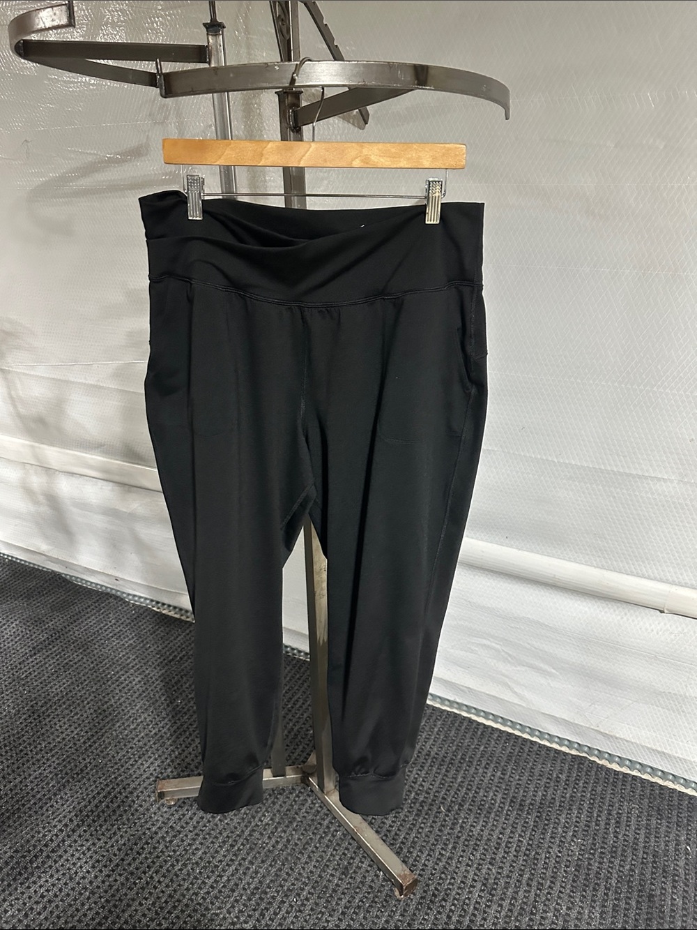 Old Navy Black Track Jogger Pants